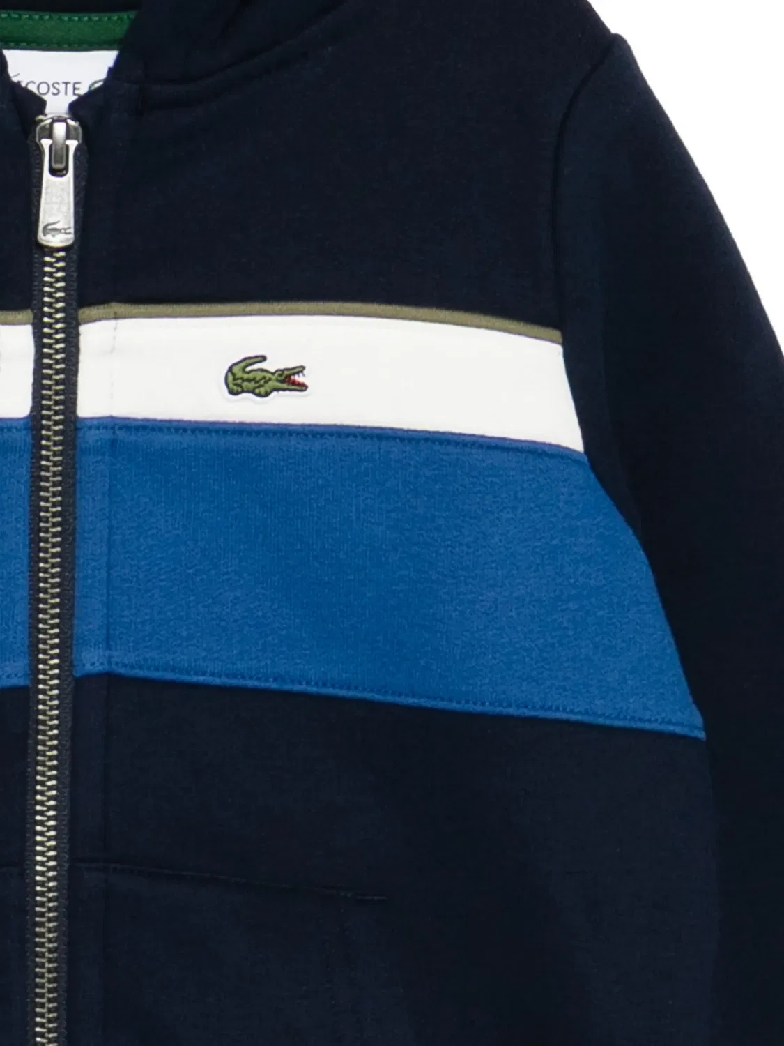 Худи в стиле колор-блок Lacoste — фото 3