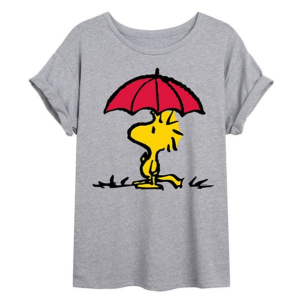 

Футболка Juniors Peanuts Woodstock oversize Licensed Character, Heather Gray