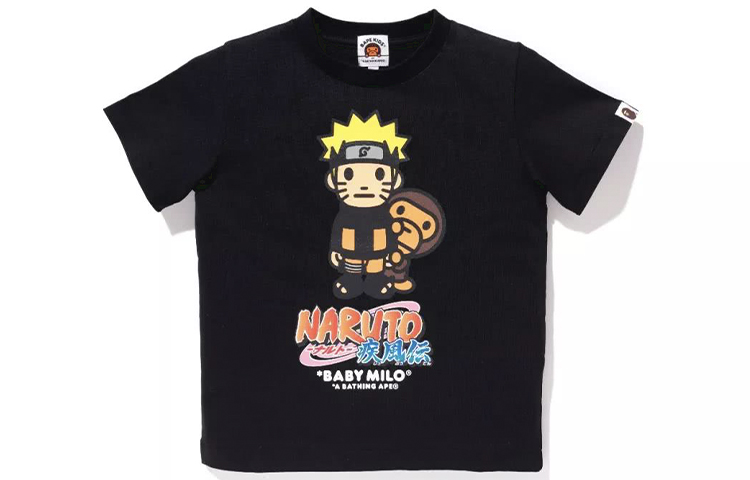 

Футболка Bape X Naruto Baby Milo Tee унисекс A Bathing Ape, белый