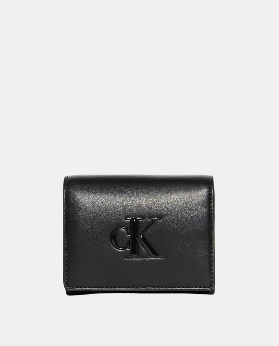 

Двойной кошелек с клапаном Calvin Klein, хаки