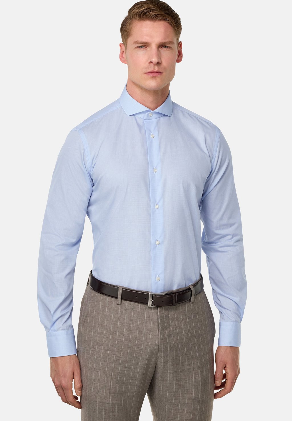 

Рубашка NAPOLI COLLAR REGULAR FIT Boggi Milano, светло-голубой