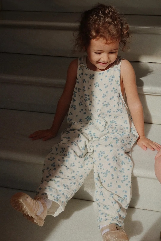 

Хлопковый комбинезон для малышей RHW x KS MIOBLU OVERALLS GOTS Konges Sløjd, бежевый