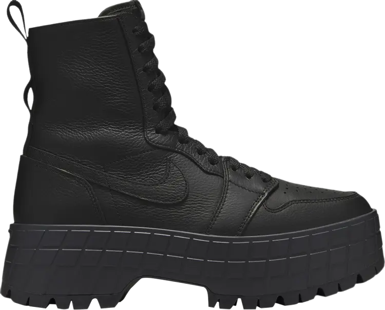 

Кроссовки Wmns Air Jordan 1 High Brooklyn 'Triple Black', черный