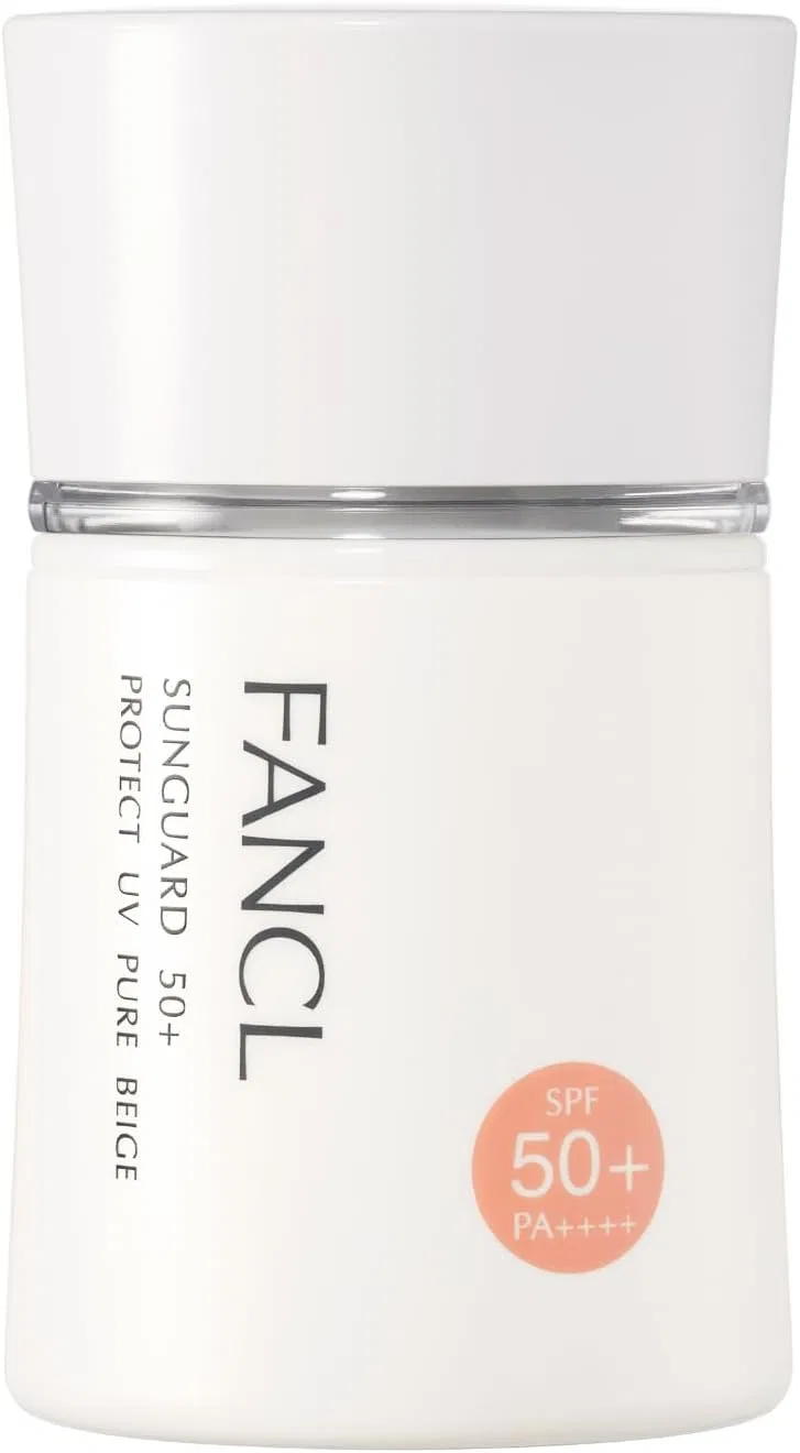 Солнцезащитный крем для лица FANCL Sun Guard 50+ Protect UV Pure Beige, 30 мл