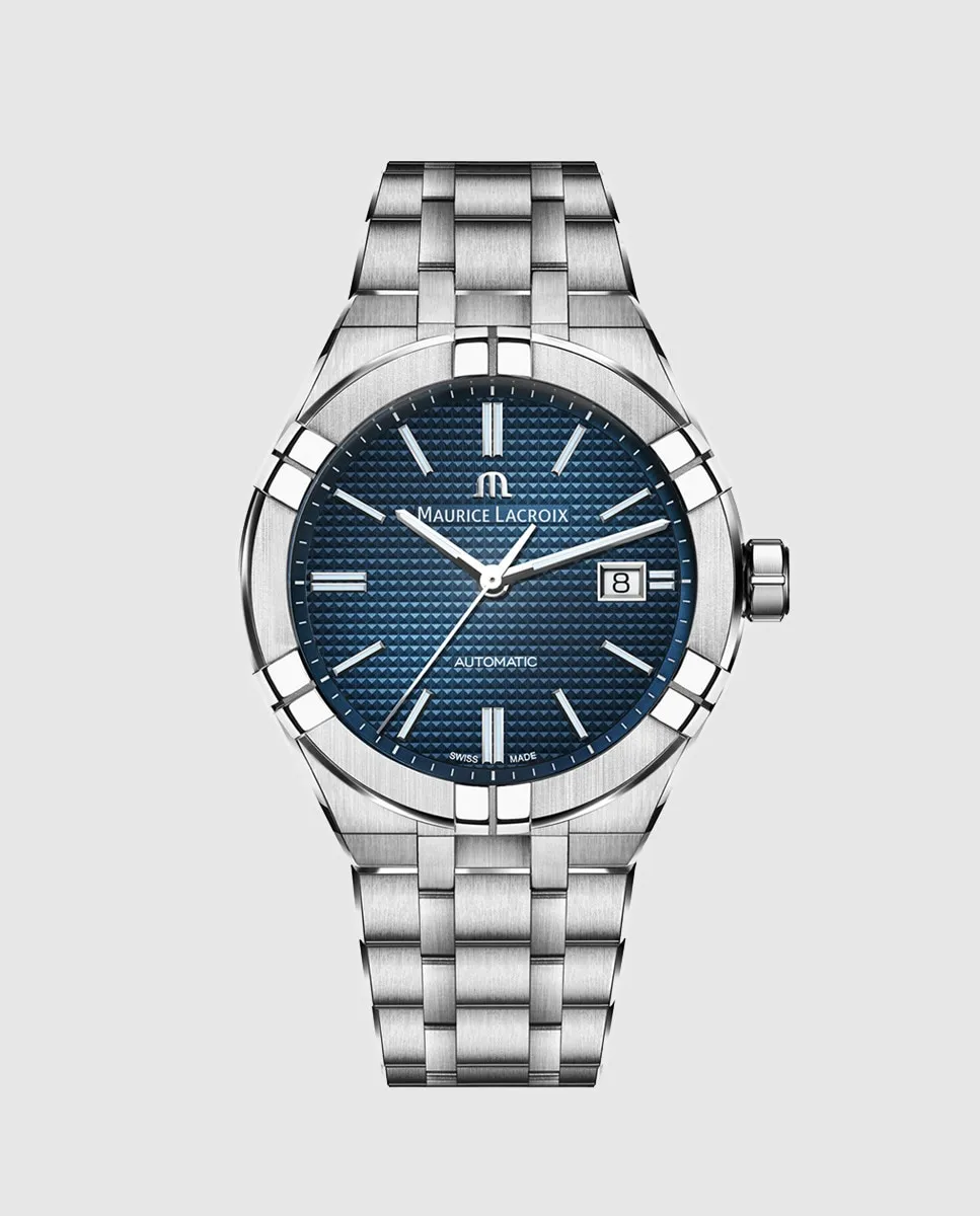 

Maurice Lacroix Aikon AI6008-SS002-430-1 Автоматические стальные мужские часы, серебряный