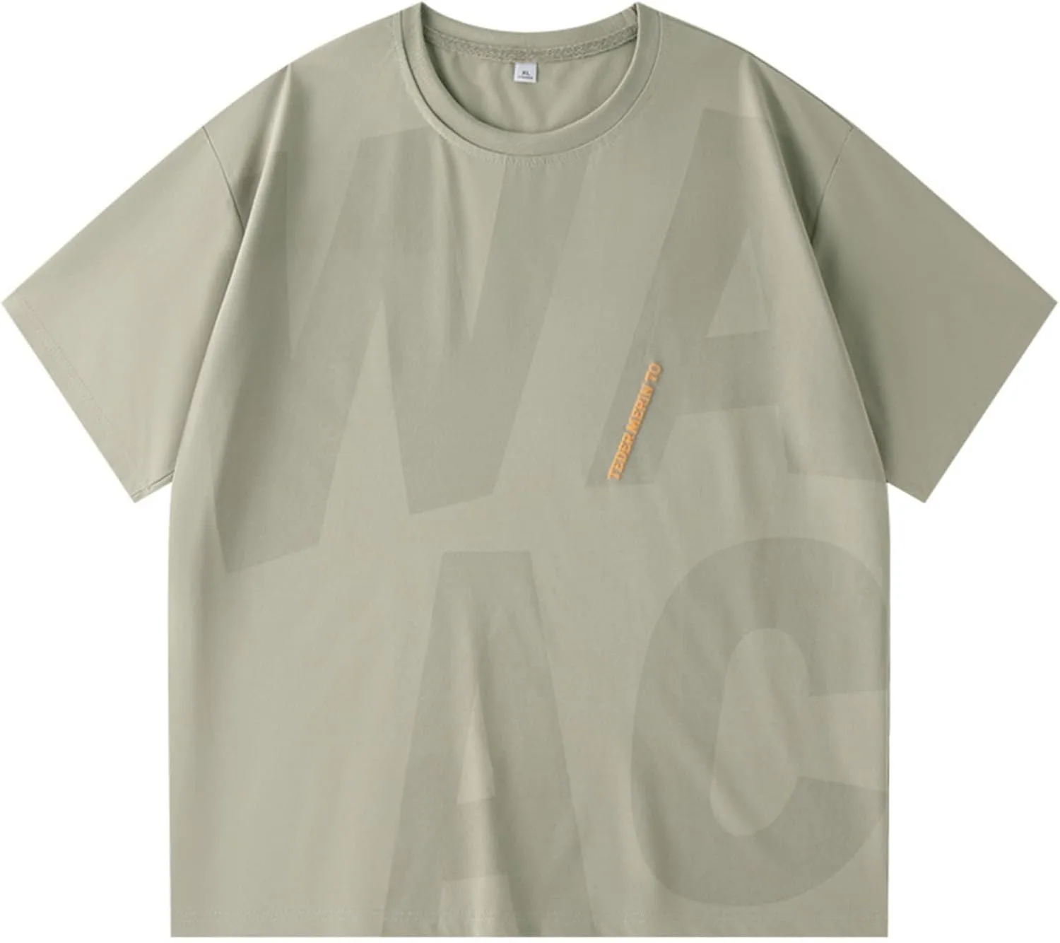 

Мужская футболка с коротким рукавом и принтом, повседневная