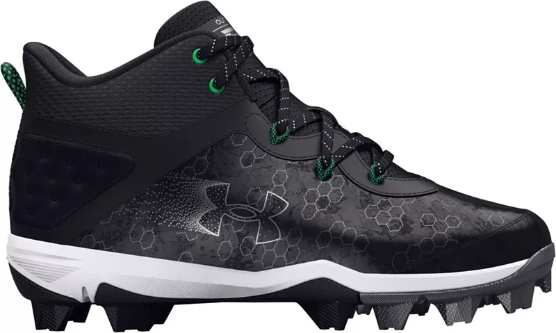 

Детские бейсбольные бутсы Under Armour Harper 8 Mid RM, черный/серый
