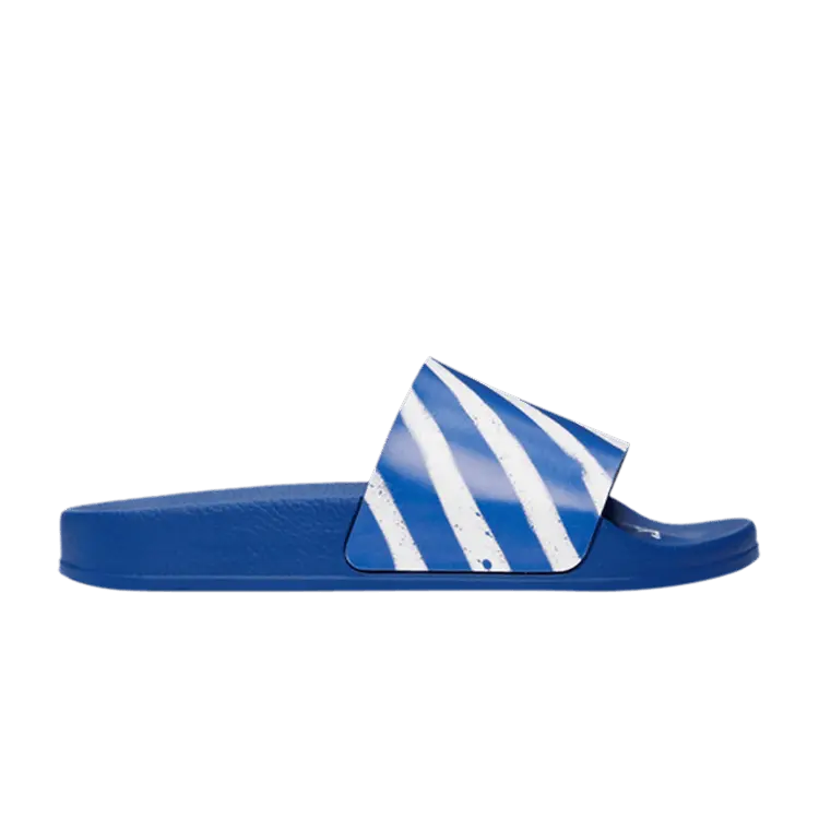 

Сандалии Off-White Off-White Industrial Sliders 'Diagonal Stripe - Blue', синий