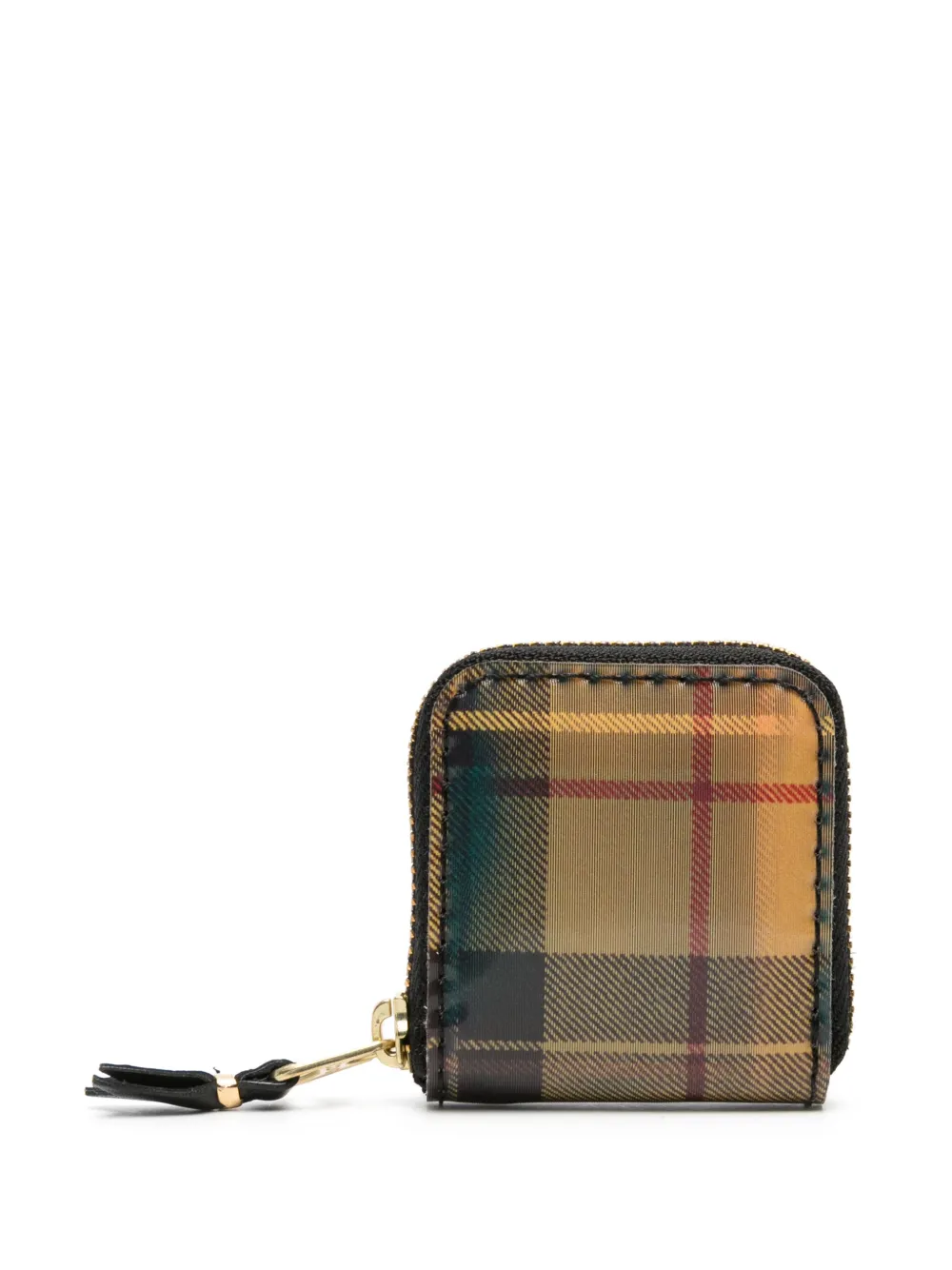 

Кошелек в клетку тартан Comme Des Garçons Wallet, желтый