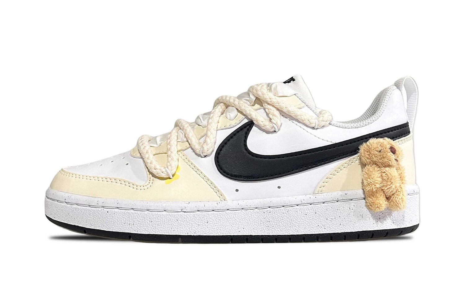 

Женские кроссовки для скейтбординга Nike Court Borough, цвет champagne