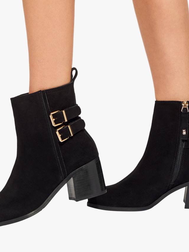 Таня замшевые ботильоны с пряжкой KG Kurt Geiger, черный — фото 2