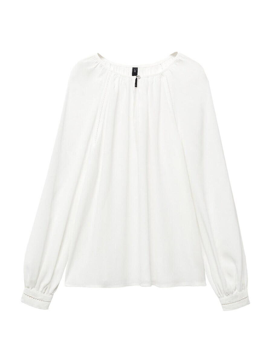 

Блузка MANGO Blouse, экрю