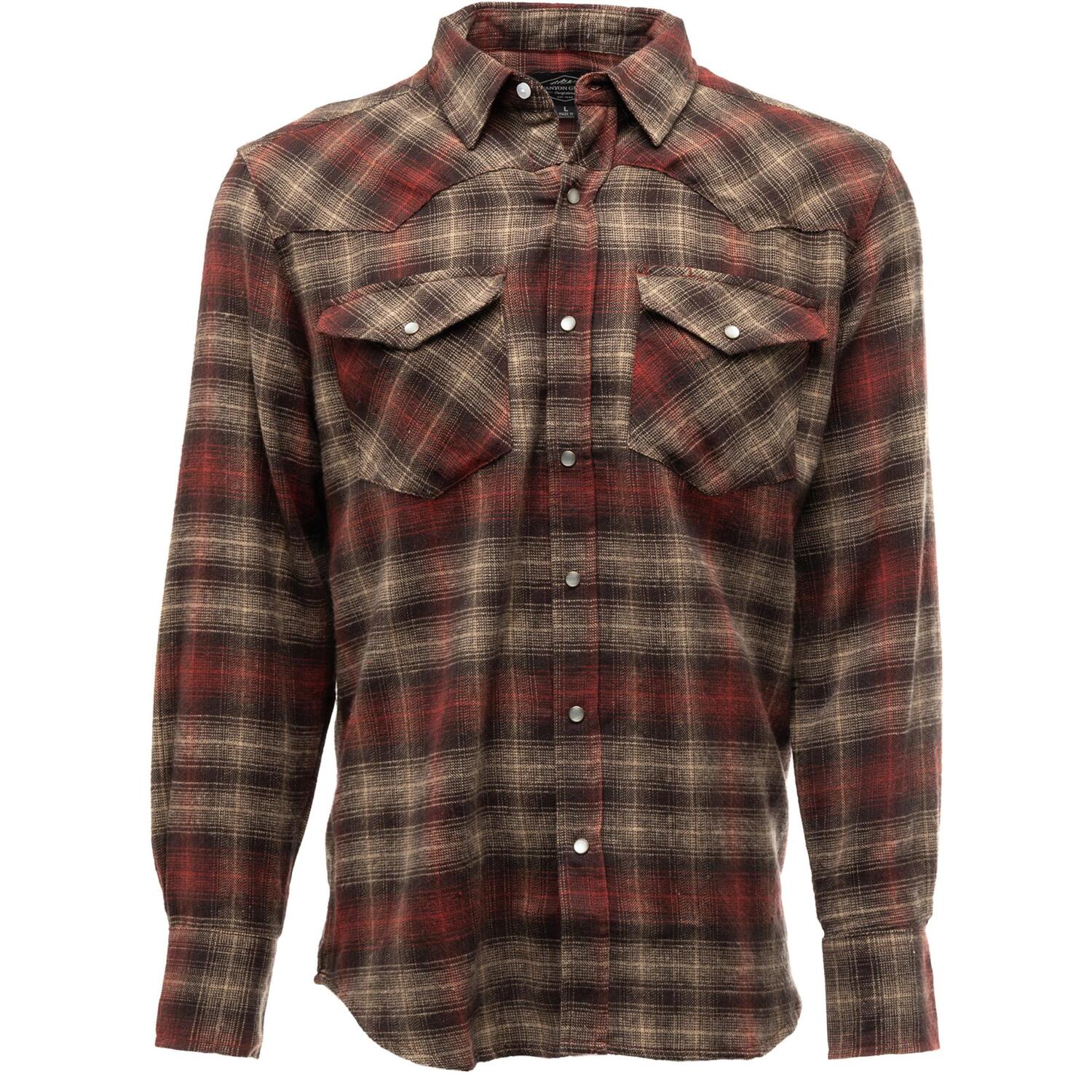 

Мужская фланелевая рубашка на кнопках Canyon Guide, Plaid