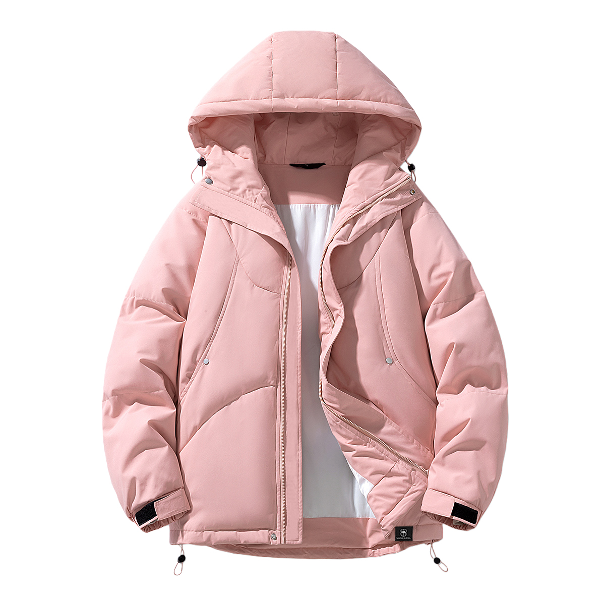 

Пуховик Unisex Hooded Thickened Others VanCamel, cherry blossom розовый