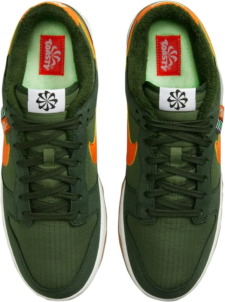 Детские кроссовки Nike Dunk Low, зеленый — фото 4