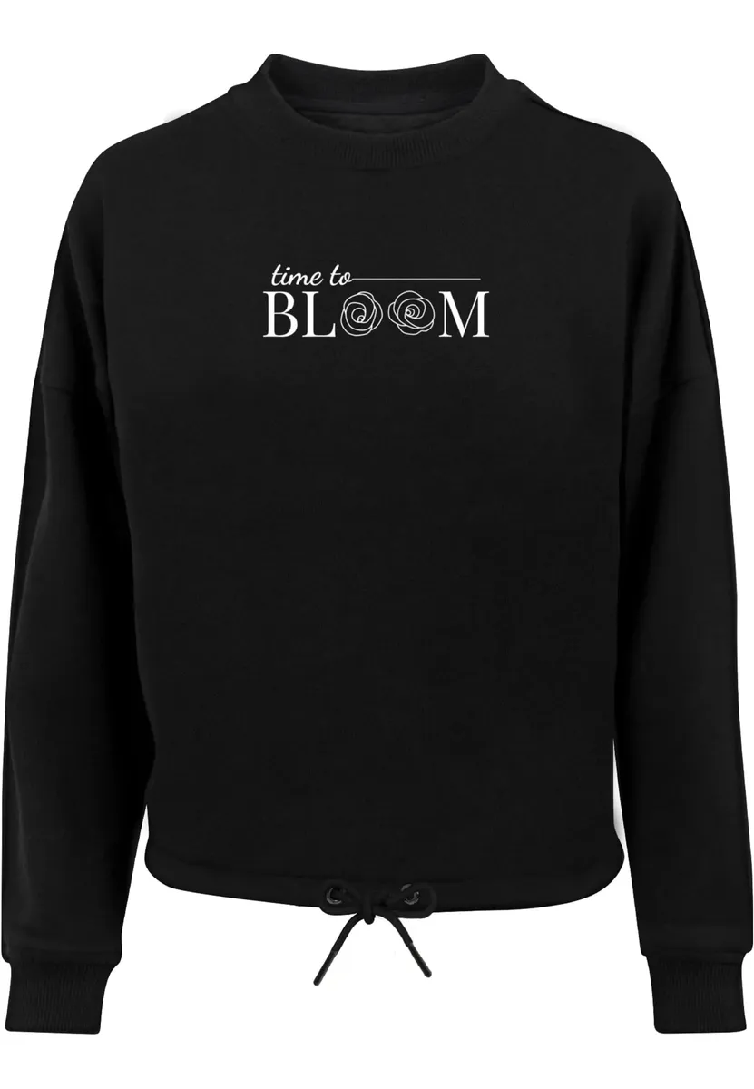 

Merchcode Свитер " Merchcode Ladies Ladies Время расцветать - Oversize Crewneck", черный