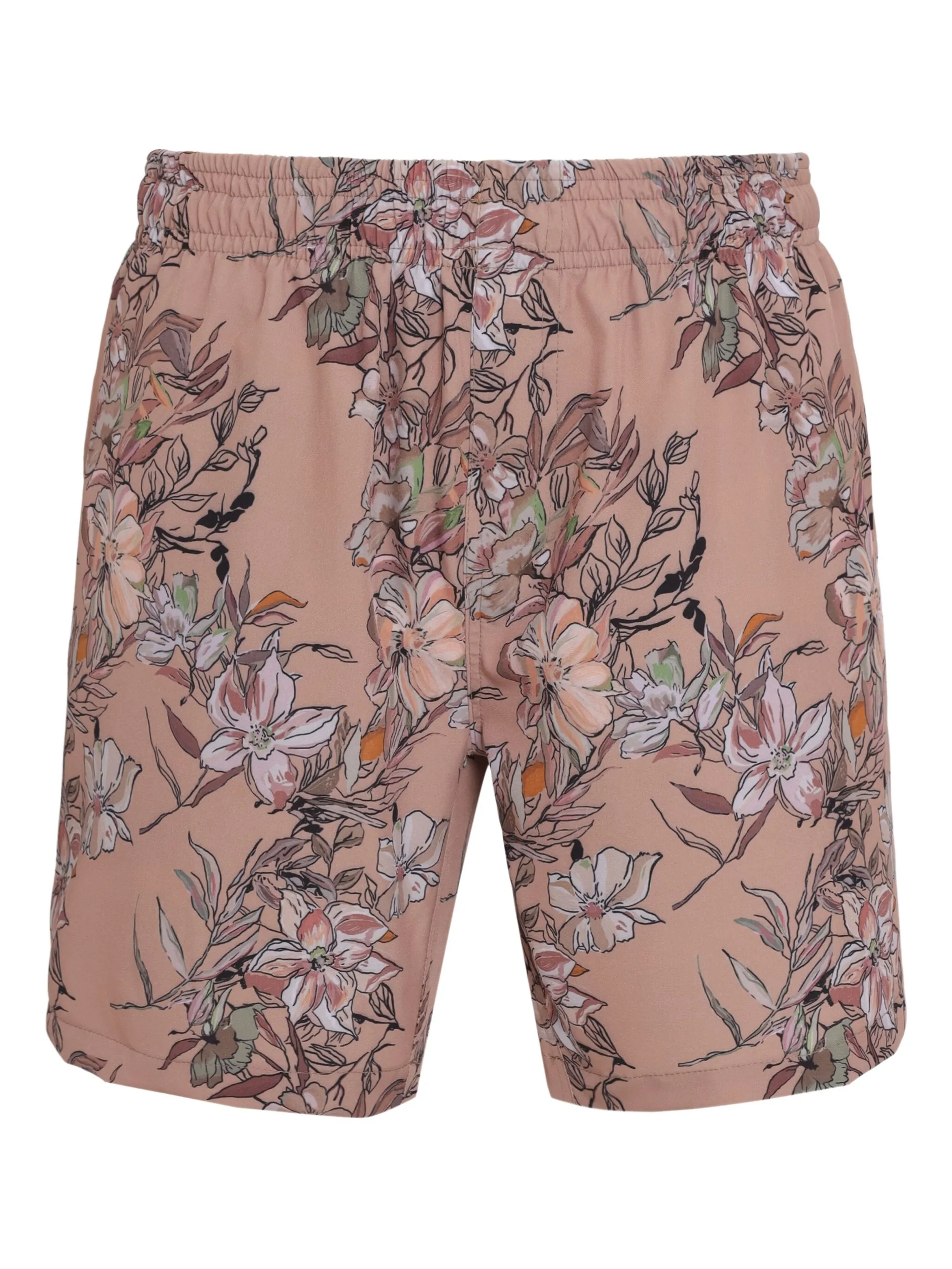 

Плавки-шорты с цветочным принтом Amir Slama, коричневый