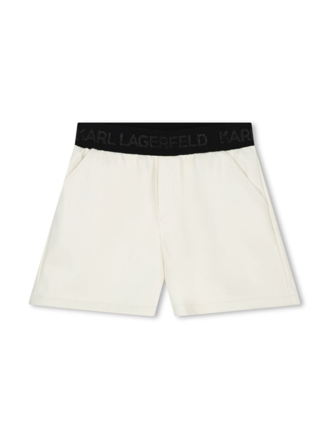 

Karl Lagerfeld Kids шорты с логотипом, белый