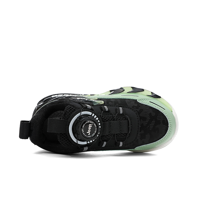 Jeep Кроссовки low top Running Shoes черные зеленые Kids' — фото 3
