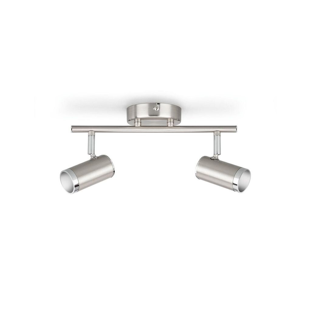 

Philips myliving Spot 5013611P1, Точечное освещение на рейке, 2 лампочки, LED, 4,3 Вт, 680 лм, хром, серебро