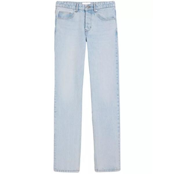 

Джинсы mid-rise straight-leg denim jeans Ami Paris, синий