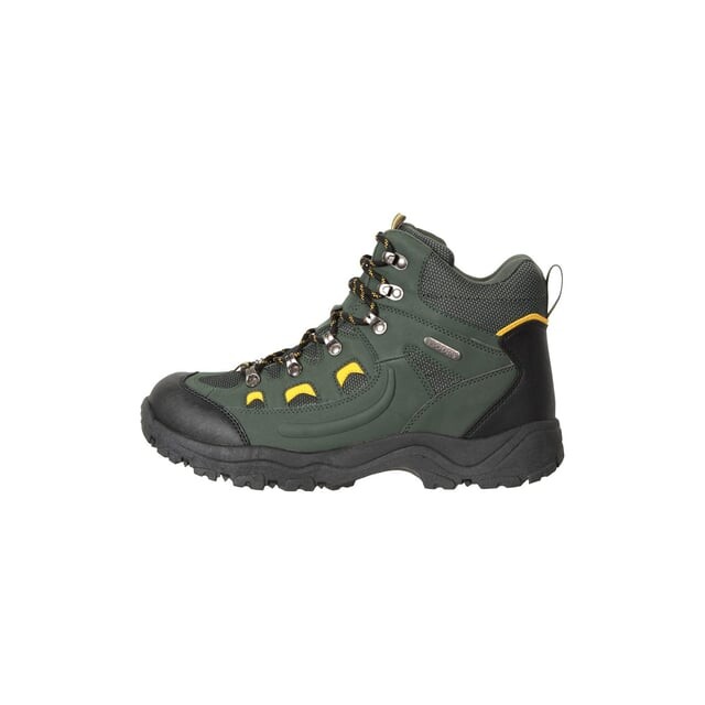 Мужские водонепроницаемые походные туфли Adventurer Mountain Warehouse, зеленый — фото 3