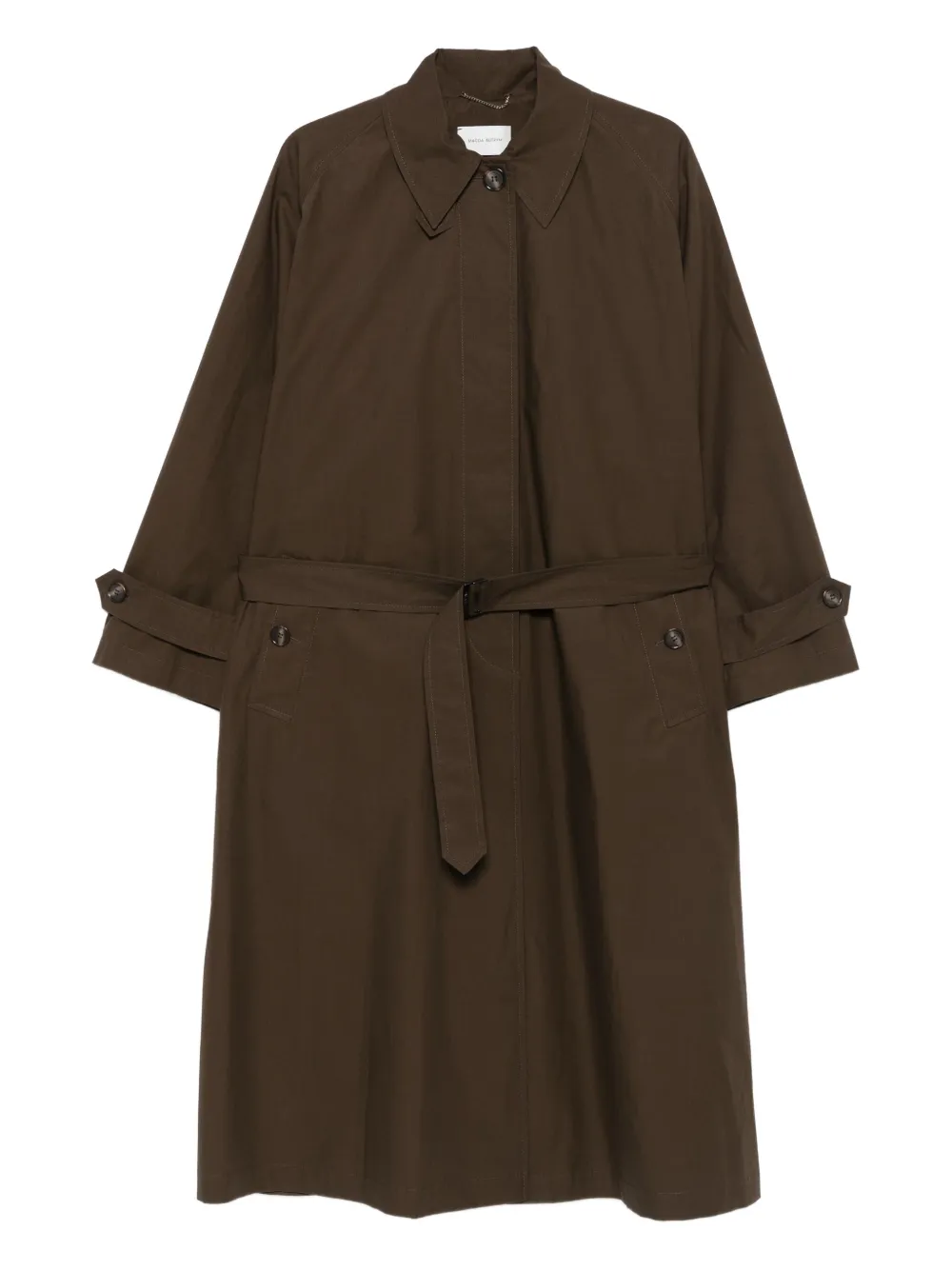 

Пальто с поясом Magda Butrym, коричневый