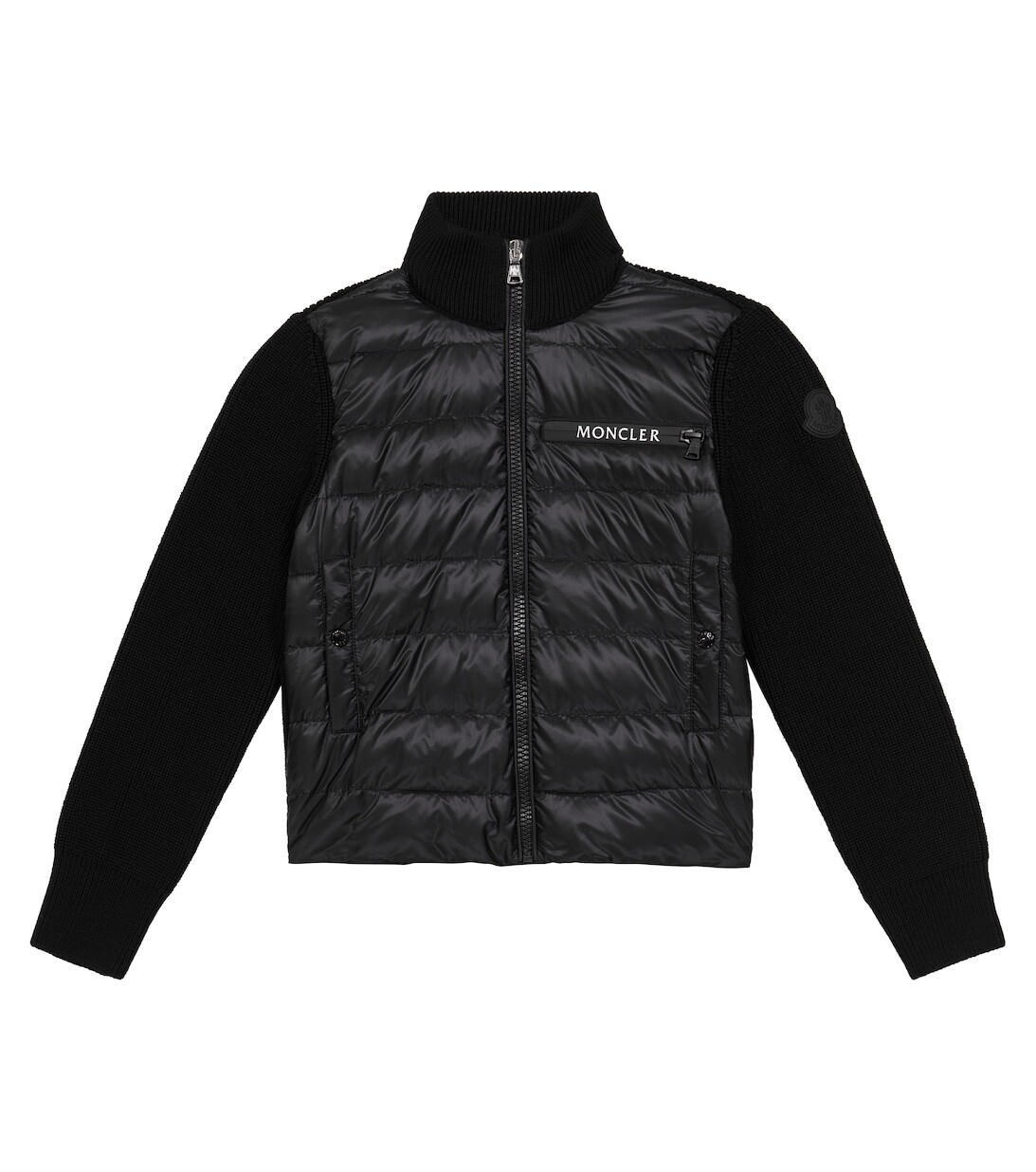 

Утепленная пуховая куртка Moncler Enfant, черный