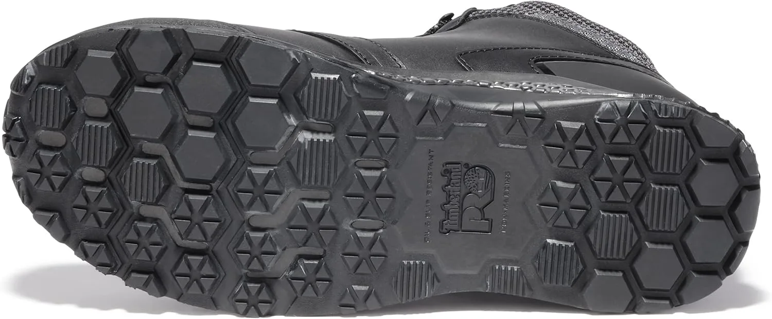 

Рабочие ботинки Timberland PRO для мужчин Reaxion Athletic Hiker с водонепроницаемым композитным носком, черный/серый