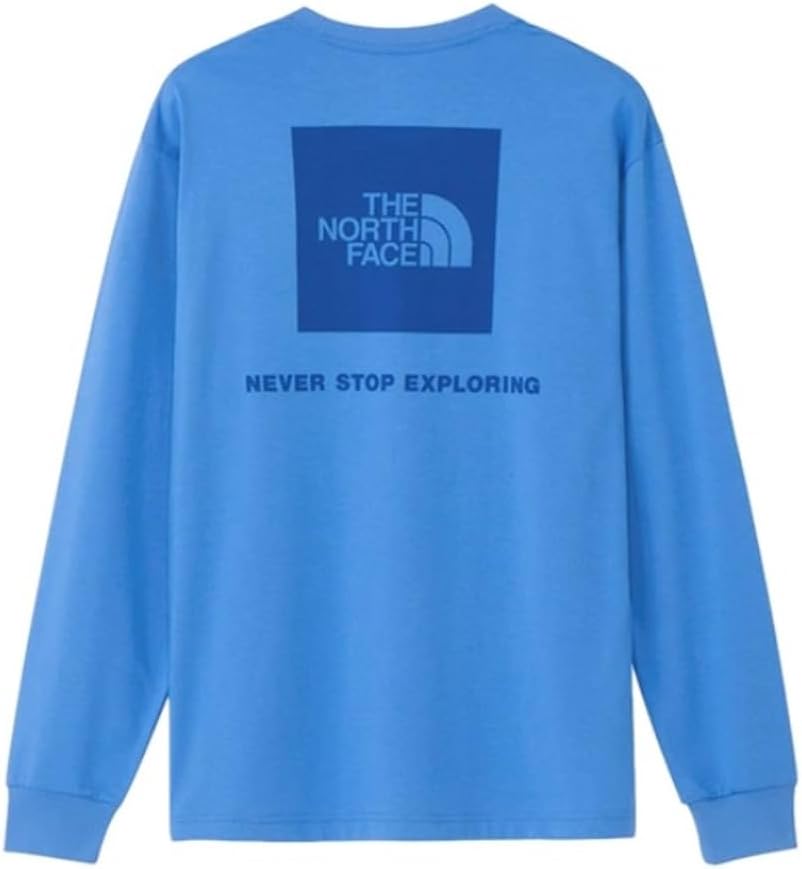 

Мужская футболка с длинным рукавом THE NORTH FACE с квадратным логотипом на спине, синий
