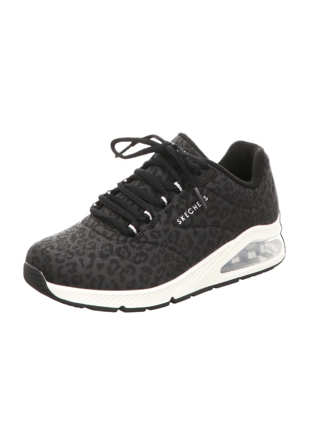 

Кроссовки Uno 2 In-Kat-Neato, животное, надпись бренда, женские SKECHERS, черный