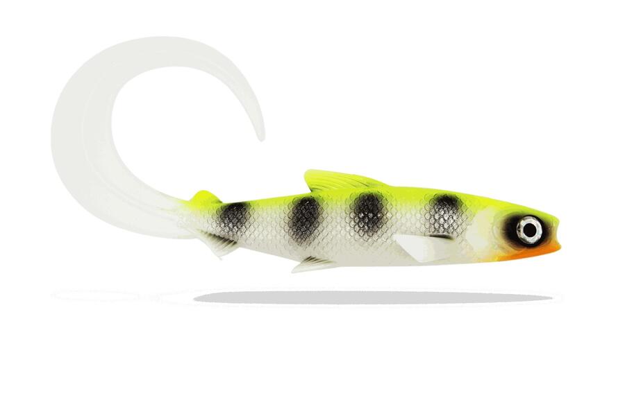 

FISHINGGHOST Мягкая приманка Fishing Ghost Renky Shad 35 см Curly Tail Lemon Cream