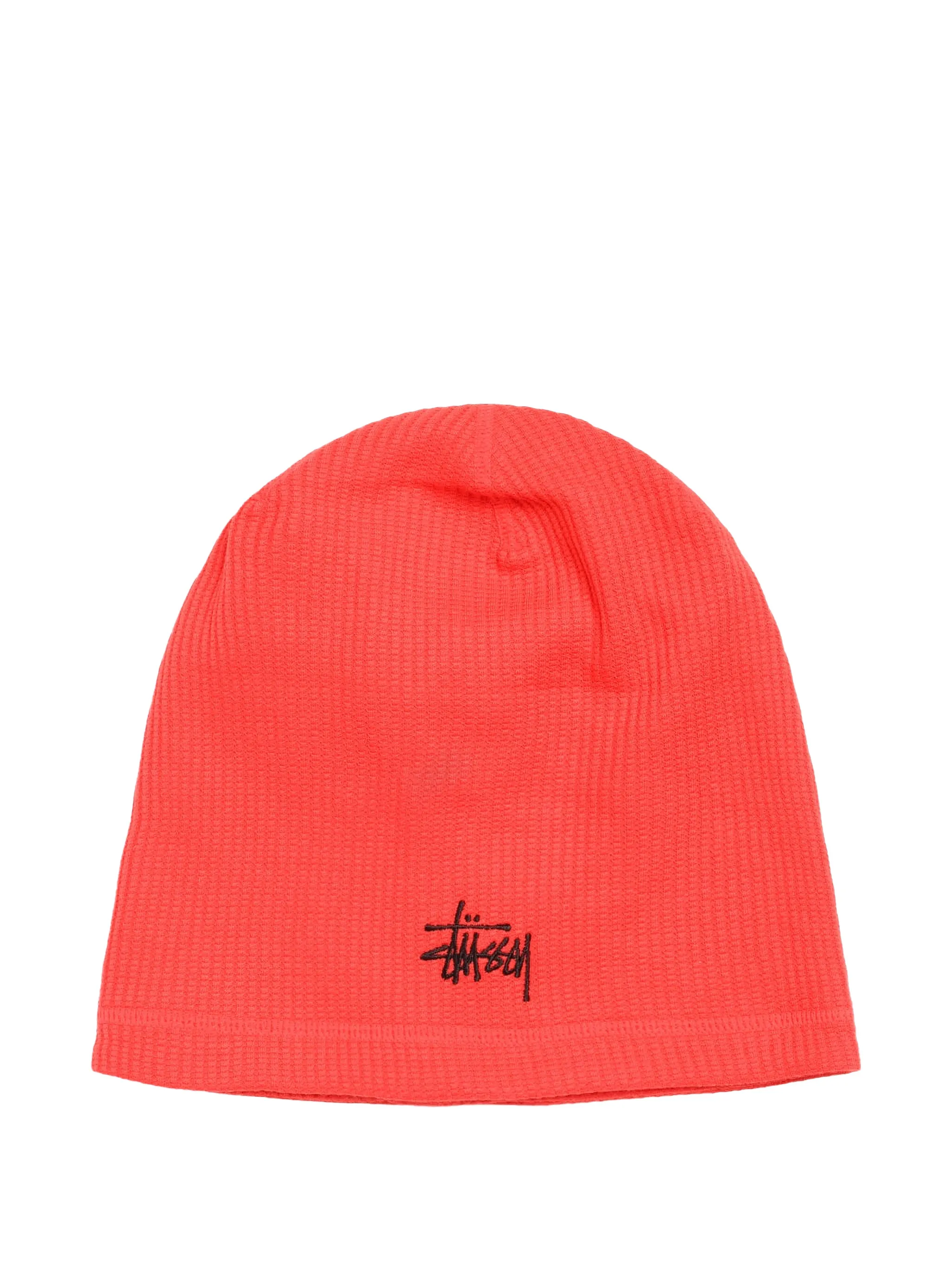 

Фактурная шапка бини Stüssy, красный