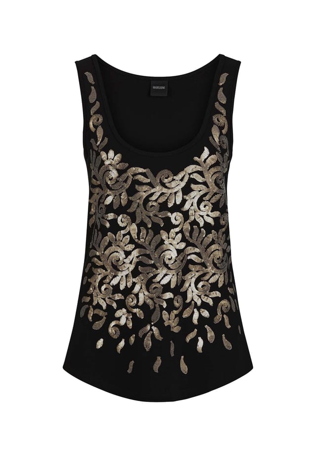 

Майка с пайетками Madeleine, мультиколор