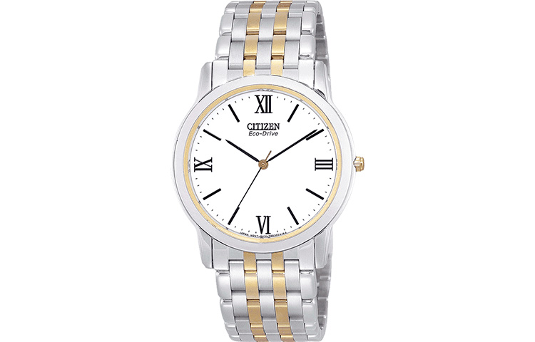 

CITIZEN Часы Ecology Drive Collection Solar Quartz Movement Stainless Steel Strap Watch Men's Watch White Dial, White Dial