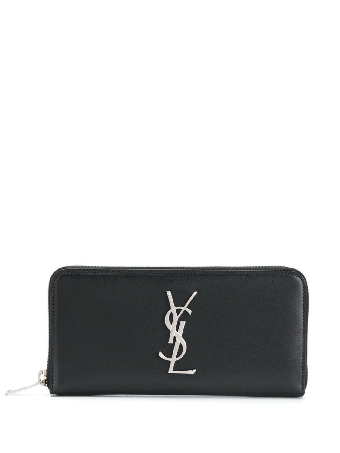 

Saint Laurent кошелек на молнии с монограммой, черный