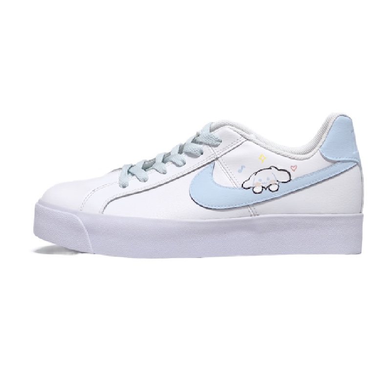 

Кроссовки Nike Court Royale Skateboarding Shoes Unisex Low-top White/blue, белый