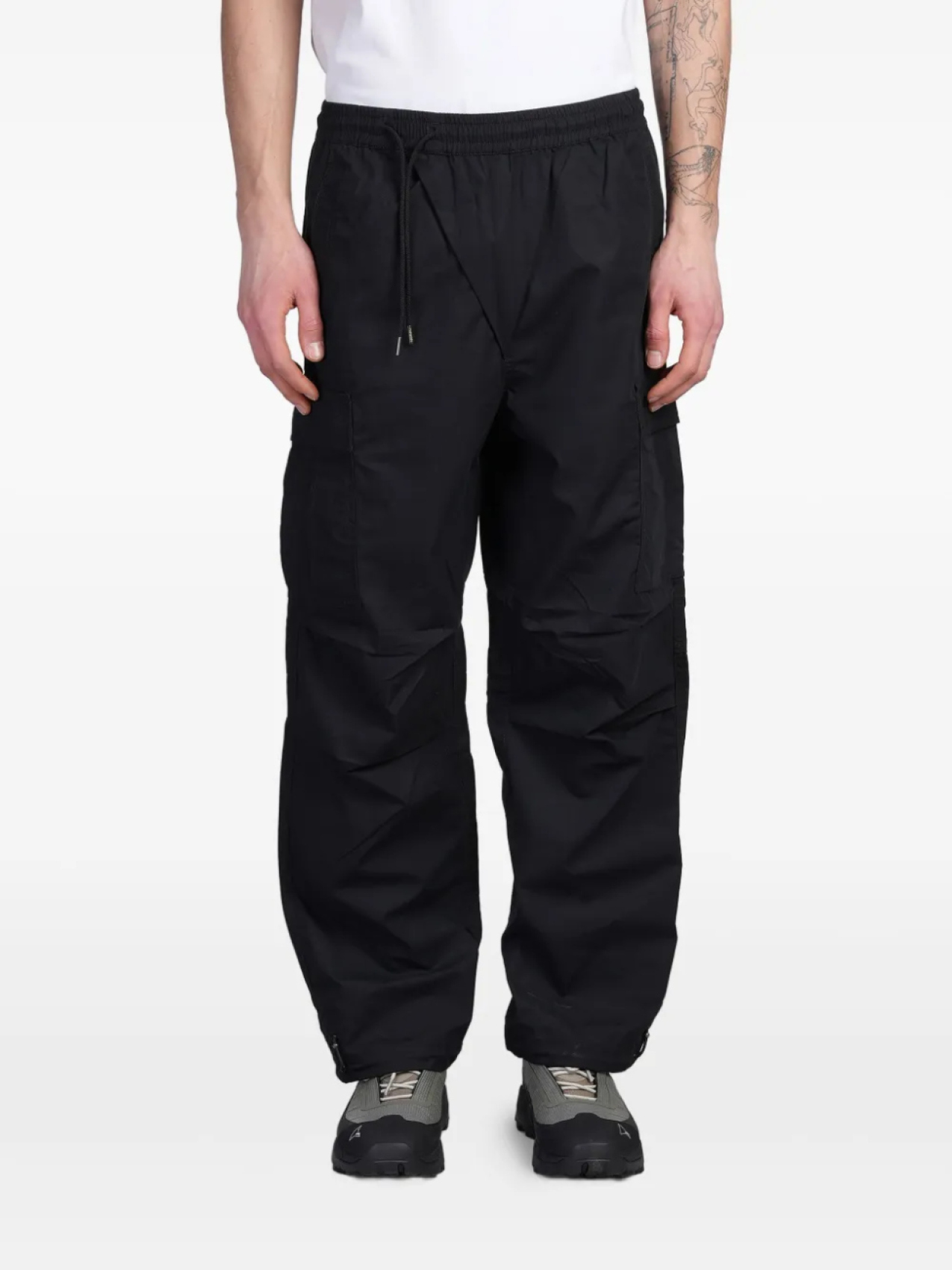 

Брюки-карго из хлопка Maharishi, черный