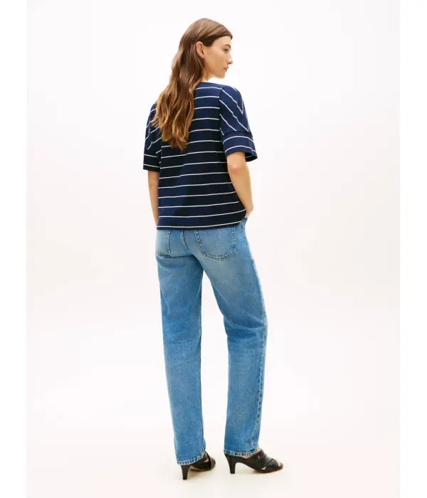 Футболка loose fit Tommy Hilfiger, темно-синий — фото 3
