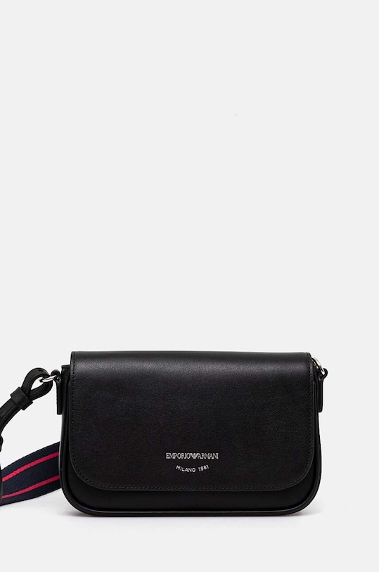 

Кожаная сумка Emporio Armani, черный