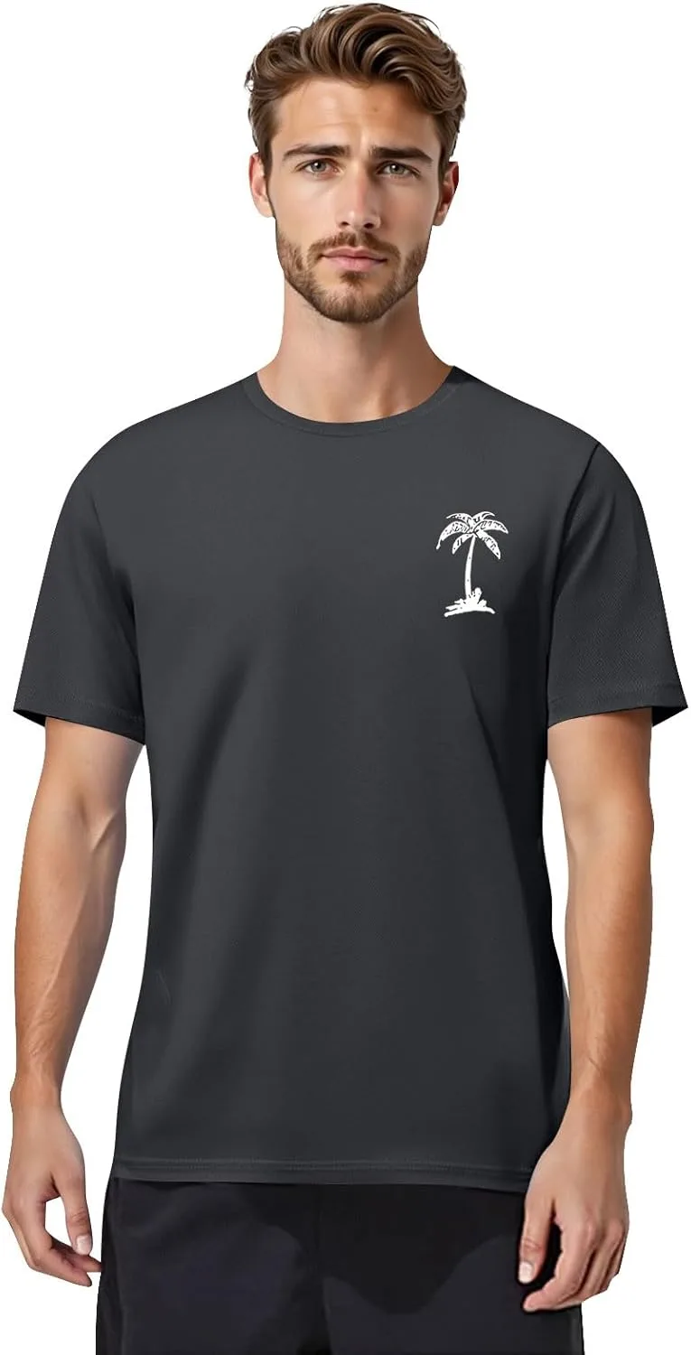 

Мужская футболка Casual с принтом пальмы, S-2XL RTRDE