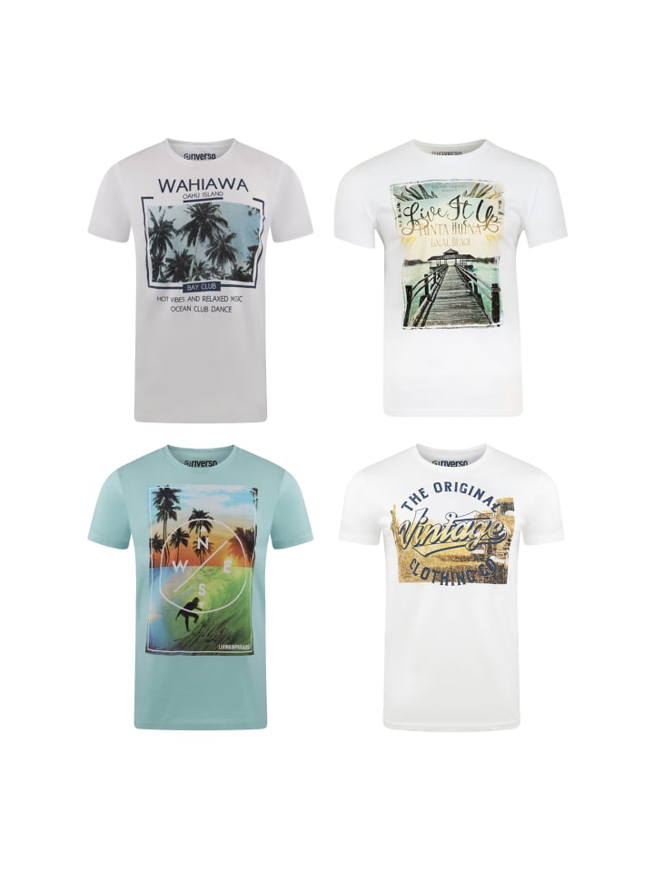 

Набор из 4 разноцветных футболок RIVLukas