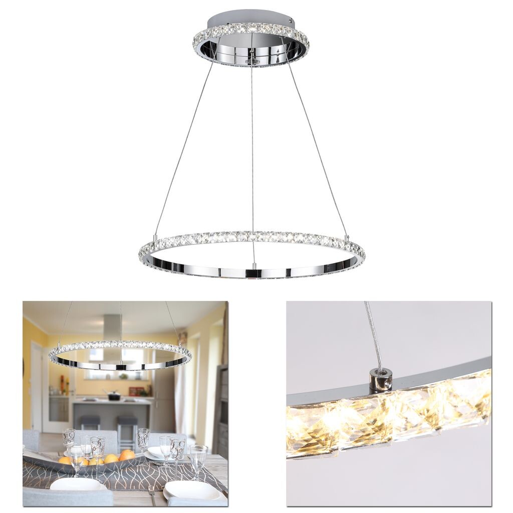 

Подвесной светильник Светодиодный подвесной светильник, подвесной светильник 31 Вт, современный подвесной светильник, хром H4L