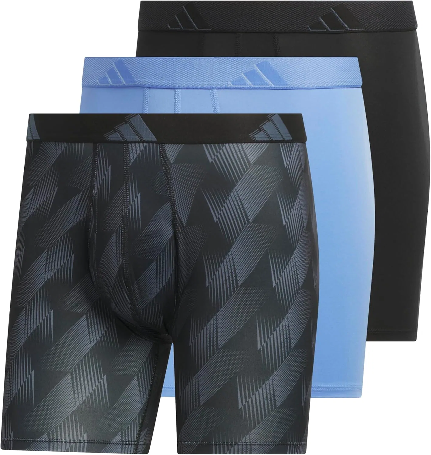 Боксеры микрофибра Adidas, Adi Summit Onix-black/Blue Fusion/Black