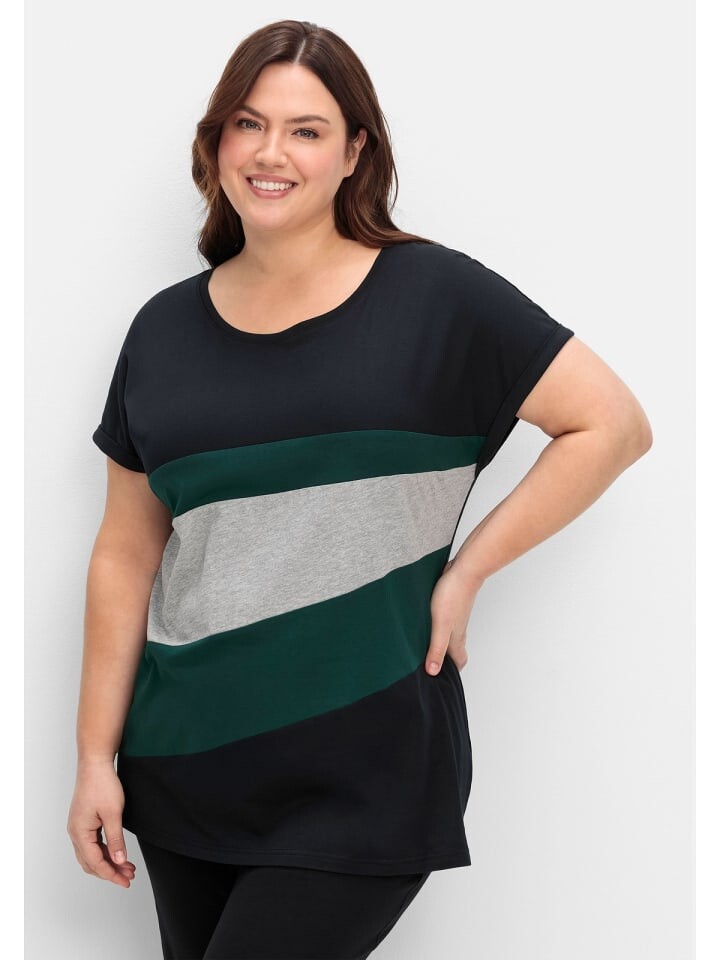 

Футболка sheego, цвет tiefgrün