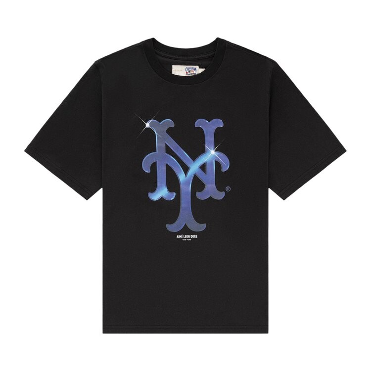

Футболка Aimé Leon Dore x New York Mets Logo Tee, черный