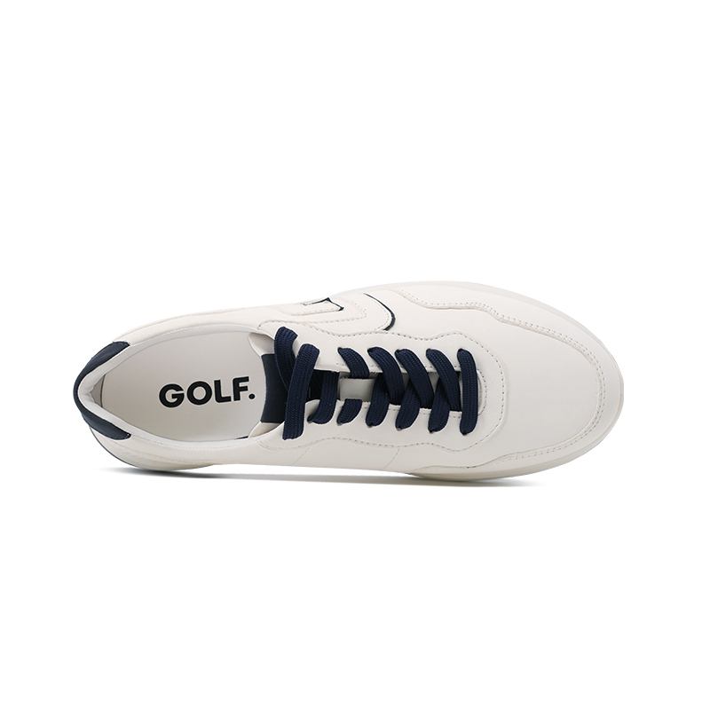 GOLF Низкие повседневные кроссовки мужские белый и темно-синий, цвет White+Navy Blue — фото 4