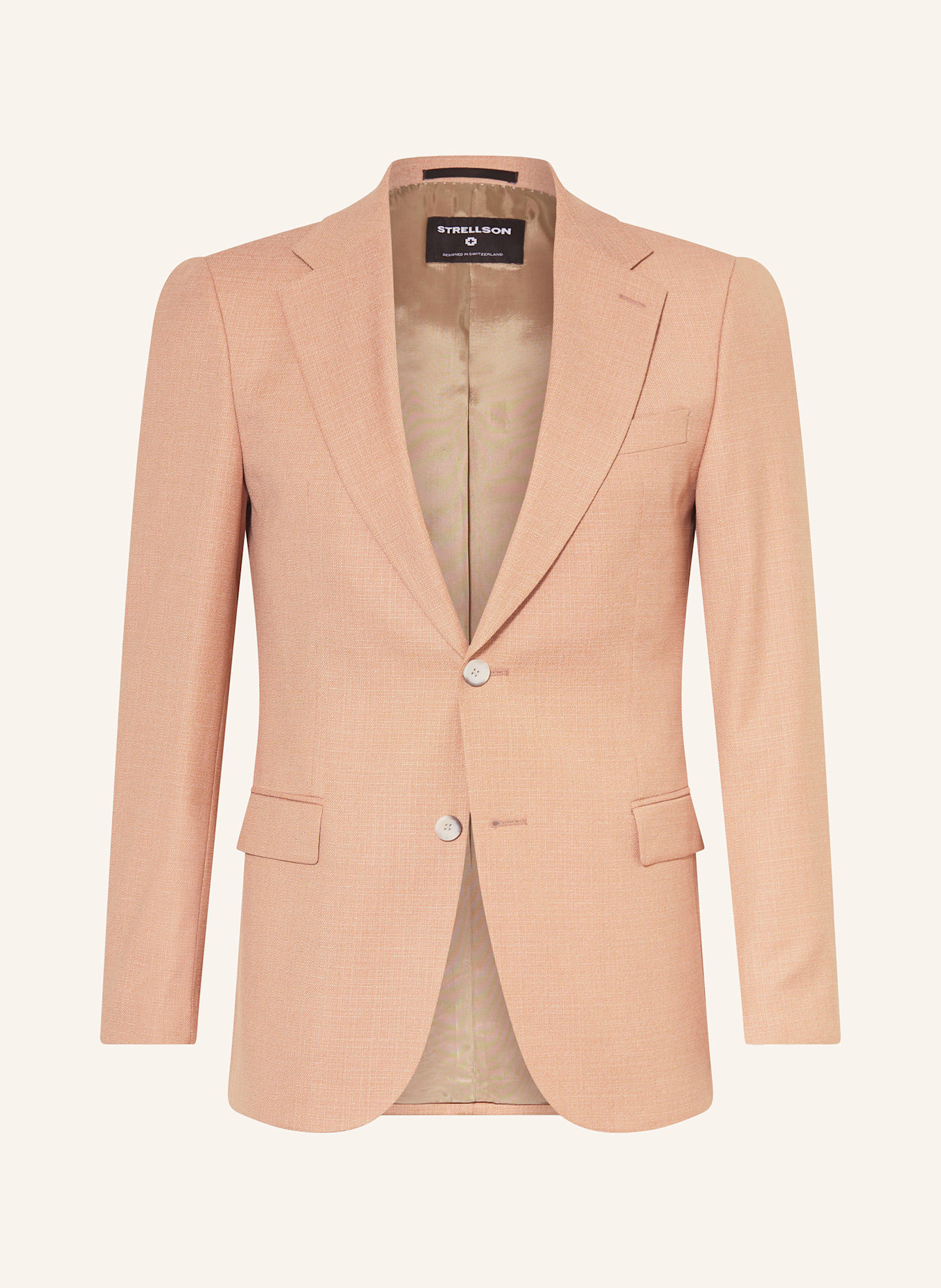

Пиджак alzer slim fit Strellson, бежевый
