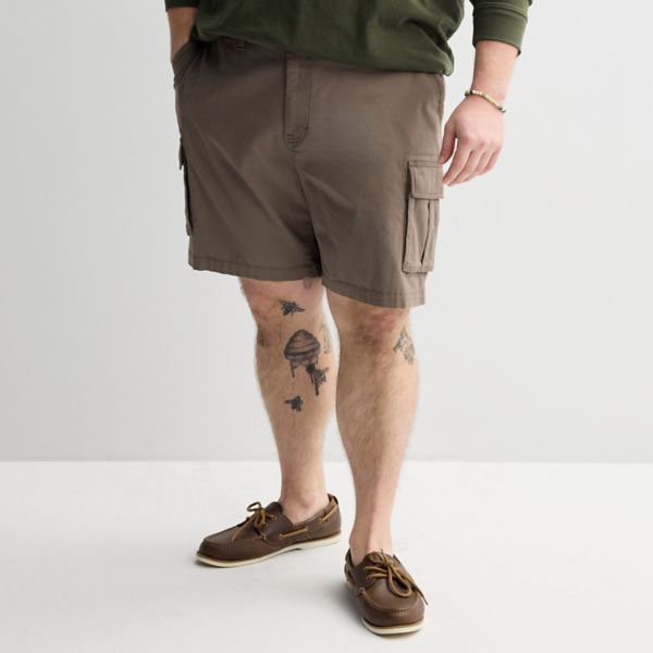 

Повседневные шорты-карго Flexwear для больших и высоких ног Sonoma Goods For Life, цвет kagan khaki
