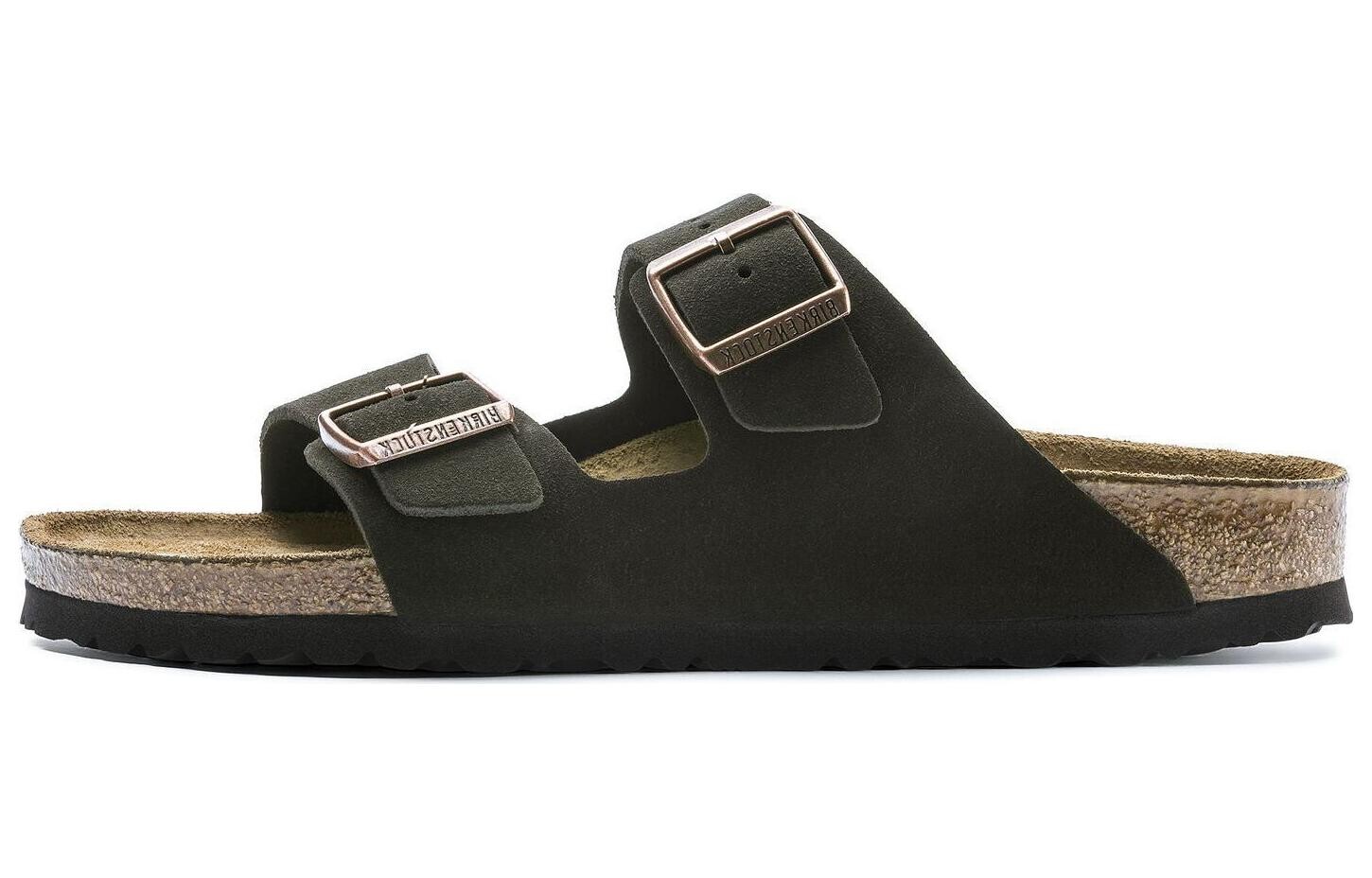 

Шлепанцы Arizona Soft Footbed Suede Mocha Birkenstock, цвет Mocha